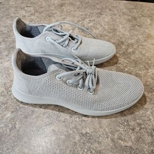 New Allbirds Men's Light Gray Knit Sneakers